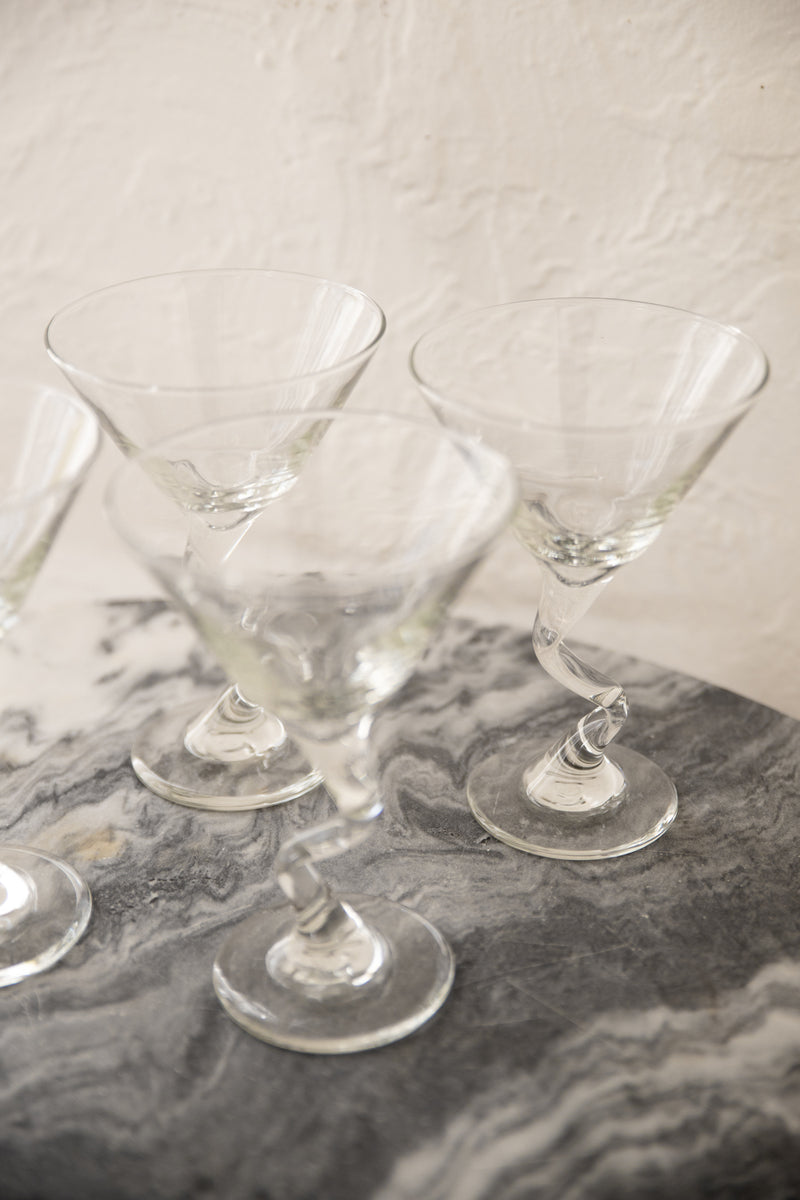 Set of 4 Libbey Z-Stem Martini Glasses – Cypress Eyes