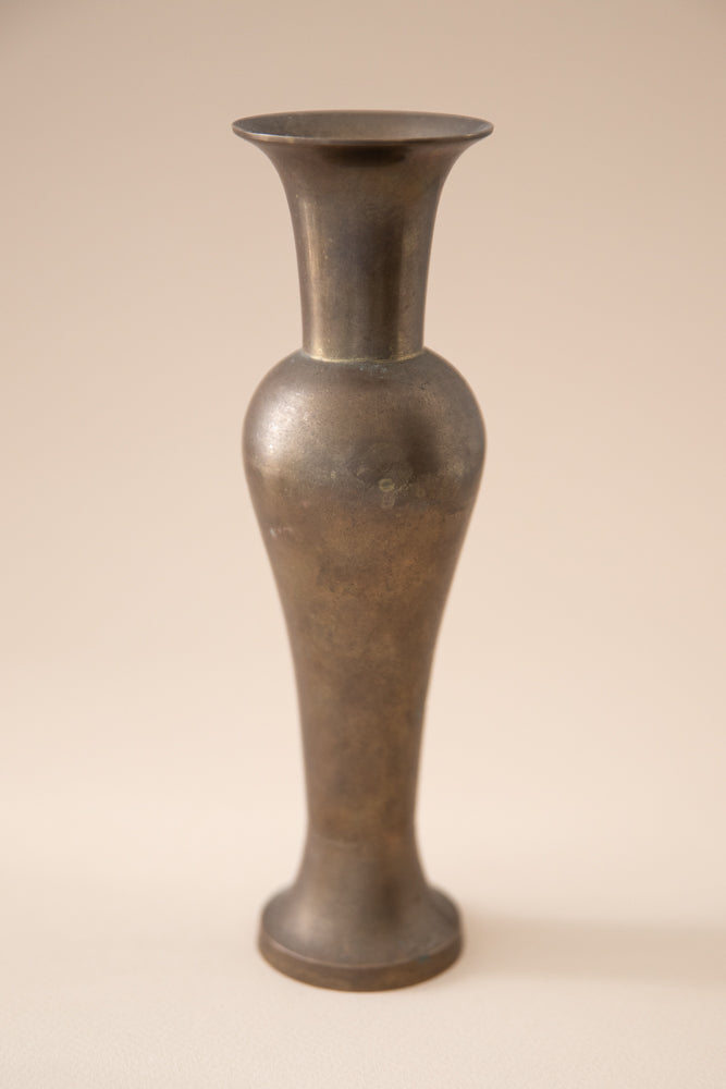 Curvy Brass Vase