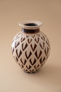 Santo Dio Paz Peru Handmade Vase
