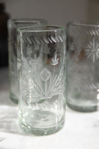 Set of 4 Handmade Drinking Glasses