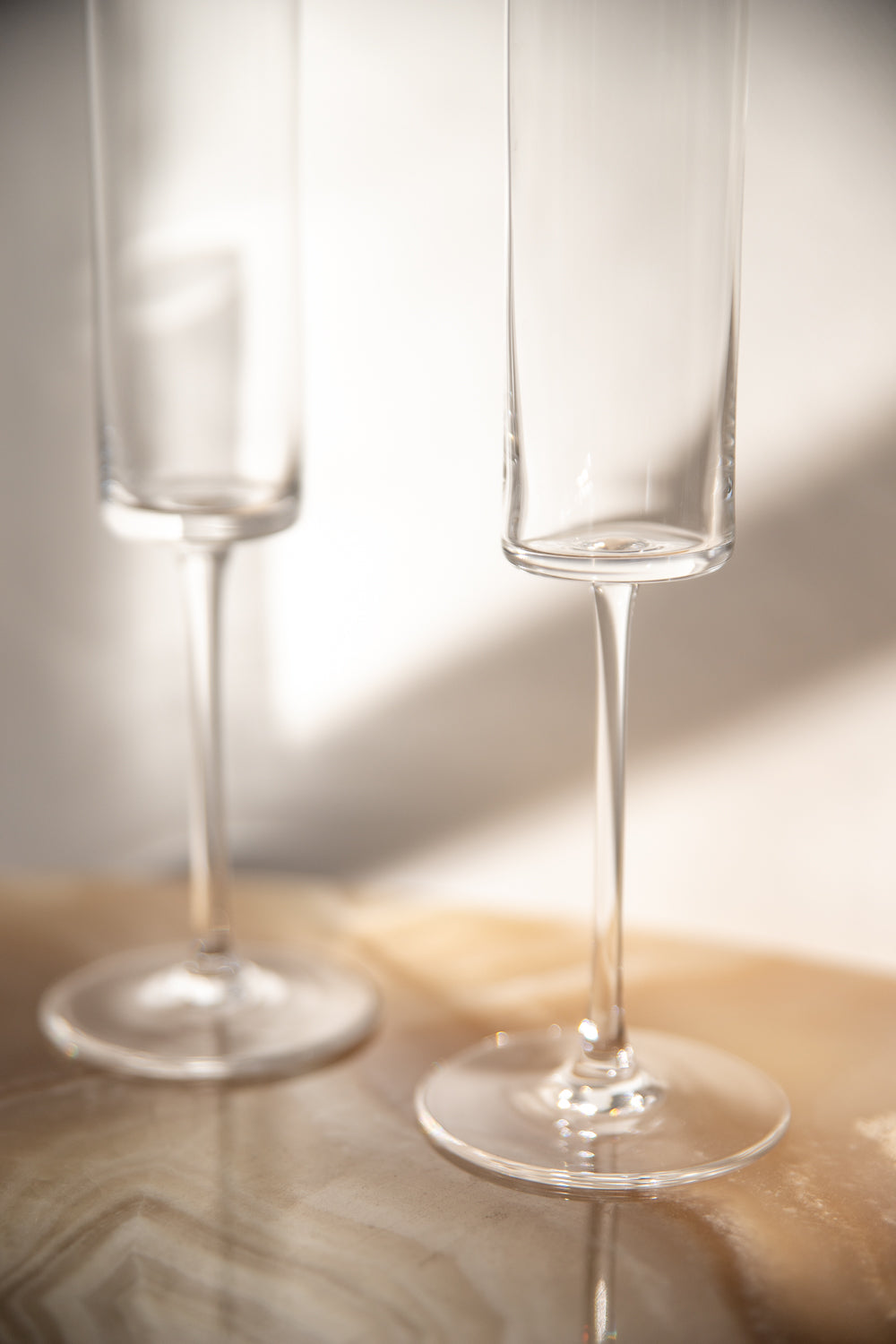 Set of 2 Dainty Champagne Flutes