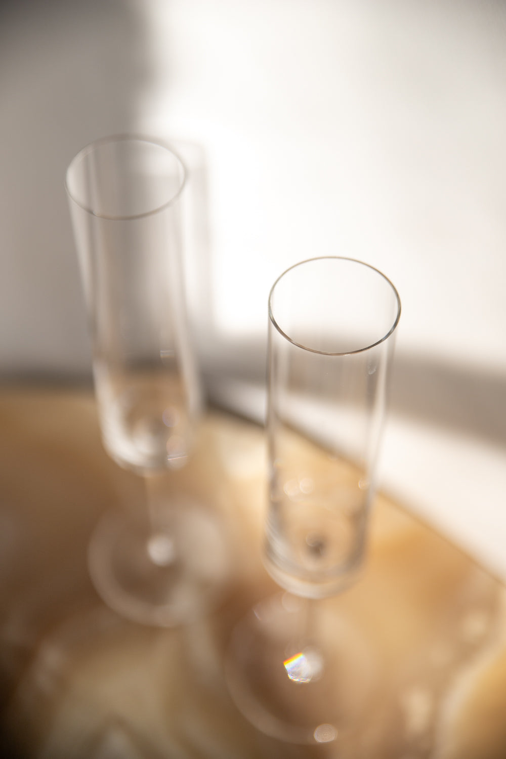 Set of 2 Dainty Champagne Flutes