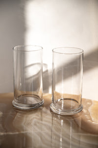 Set of 2 Large Drinking Glasses
