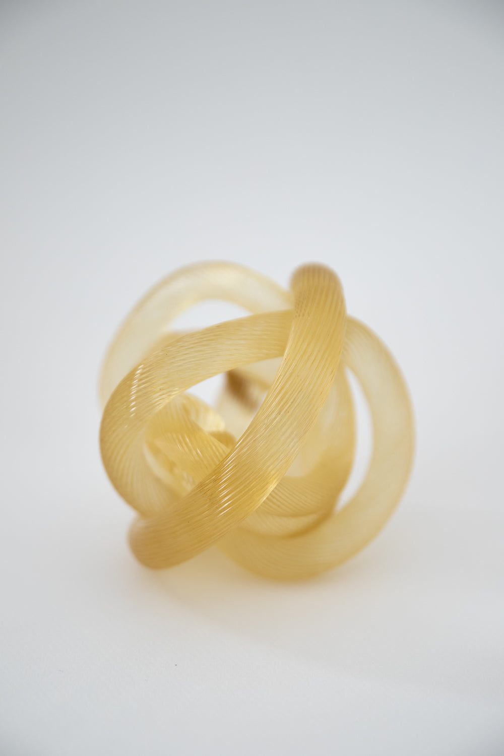 Glass Knot Sculpture