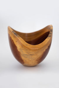 Curved Wood Bowl