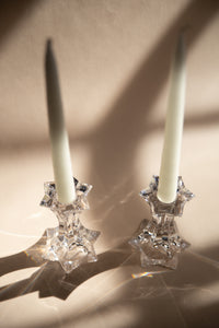 Mikasa Crystal Candle Holders